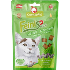 Fox4Pets GRANATAPET FeiniSnack Poultry and cat grass - cat treats - 50g