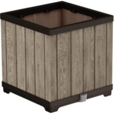 Keter 262635 garden planter ashwood
