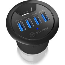 Icybox IB-HUB1403 office desk HUB 60mm