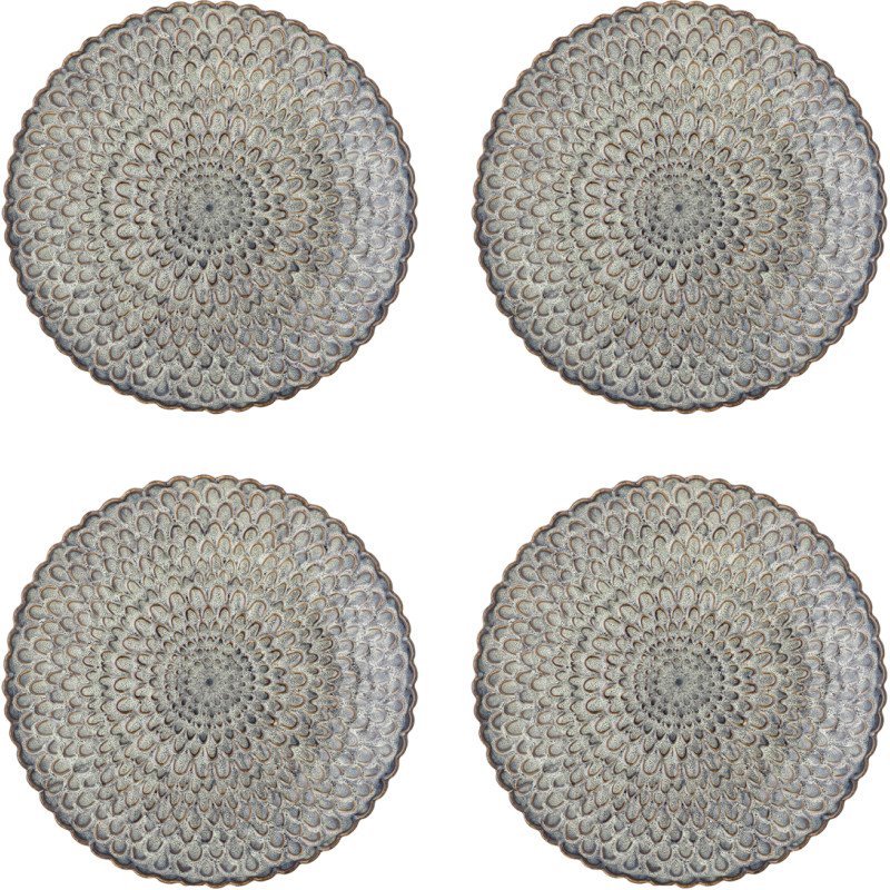 Creative Collection - Katrina Plate - Grey - 10 inches