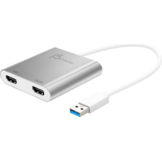 J5Create - USB 3.0 To Dual HDMI Multi-Monitor Adapter
