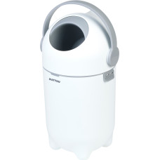 Nattou - Dropy Diaper Pail - White - Compact