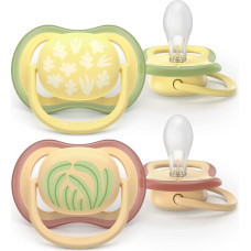 Philips Avent - Ultra air soother, 0-6m,Yellow/orange