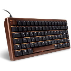 Sharkoon 100068081 keyboard Home USB QWERTZ German Black, Wood