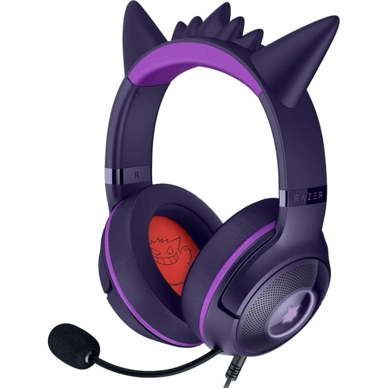 Razer Headset | Kraken Kitty V2 | Wired | Over-ear | Microphone | Noise canceling | Gengar Edition