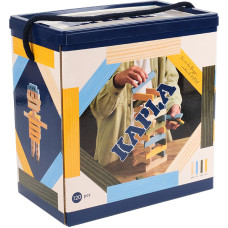 Kapla - 120 Box - Natural, Light Blue, Yellow & Green