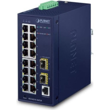 Planet IGS-4215-16T2S network switch Managed L2/L4 Gigabit Ethernet (10/100/1000) Blue