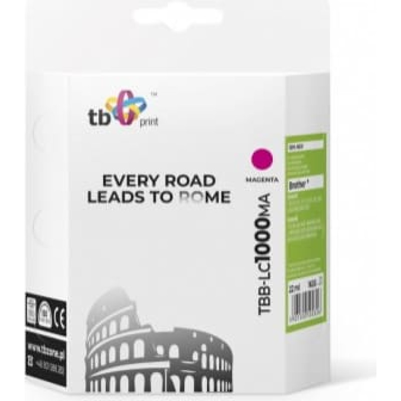 Tb Print Ink Brother LC1000 Magenta TBB-LC1000MA