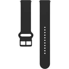 Polar watch strap 20mm S-L T, black silicone