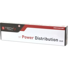 Techly Power strip 19' 1U X8 - Schuko bay