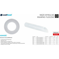Cellfast WĄŻ SSAWNO-TŁOCZNY DO POMP 19mm x 25mb BEZBARWNY ENERGO-FLEX NA STOJAK /NA STOJAK
