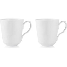 Royal Copenhagen - White Fluted Mug - 38 cl - Set of 2