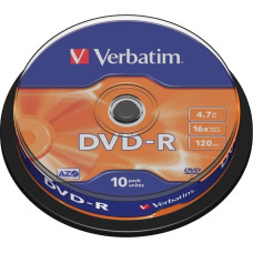 Verbatim DVD-R 16x 4.7GB 10P CB 43523