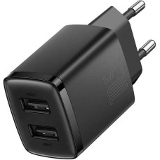 Baseus Kroviklis Baseus USB-A x2 10.5W juoda