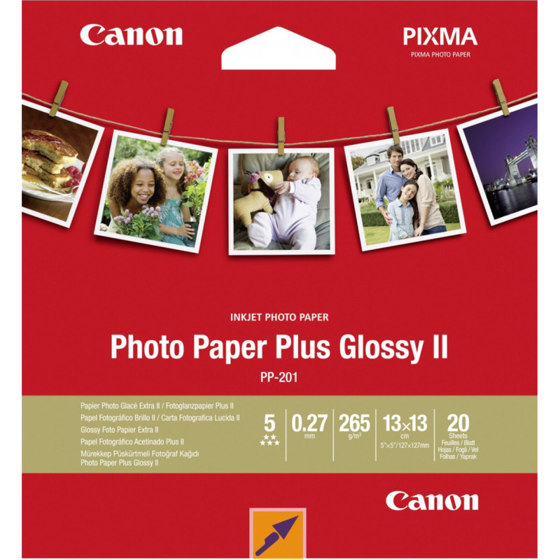 Canon photo paper PP-201 13x13 glossy 265g 20 sheets