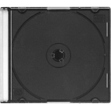 Omega CD box Slim PL, black (44843)