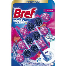 Bref WC valiklis-gaiviklis BREF COLOR AKTIV FLOWER, 3×50 g