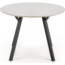 Nenurodyta_V Stalas, juodas/pilkas, 100 cm x 100 cm x 74 cm