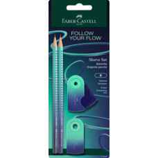 Faber-Castell - Grip Sleeve FLOW - Buzzing Blue (117018)