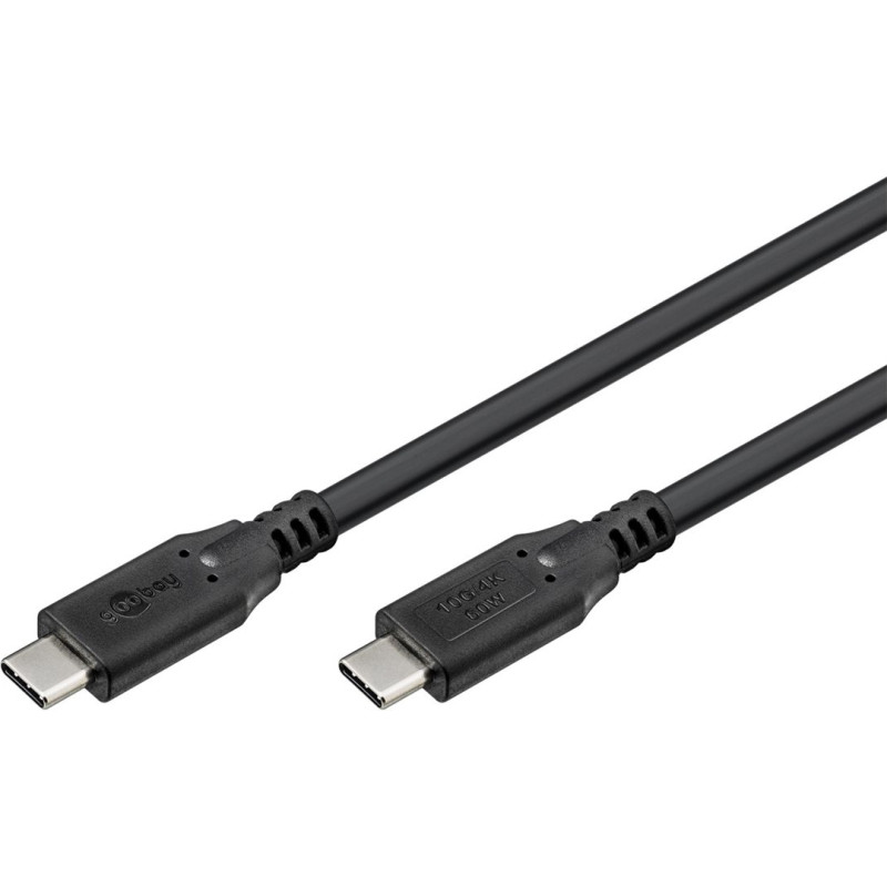 Goobay | USB-C Cable, USB 3.2, 60 W, 10 Gbit/s, Power Delivery | 74205