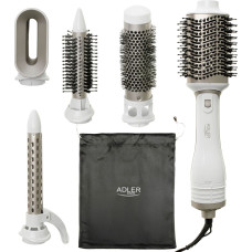 Adler 5-in-1 Curling Iron-Dryer | AD 2027 | Number of heating levels 2 | 1200 W | White/Champagne