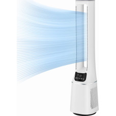 Midea | Bladeless Fan with Air purifier | MFP-120 | Stand fan | White | Diameter 15 cm | Number of speeds 10 | Oscillation | Yes | Timer