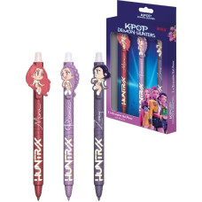 K-Pop K‑Pop Demon Hunters – Erasable Gel Pen – 3 Pack (SR2510672)