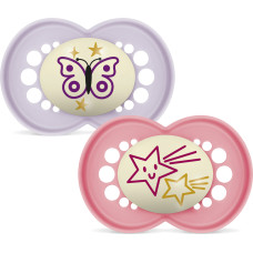 MAM - Orig Night Silk 2p Box V - Pink