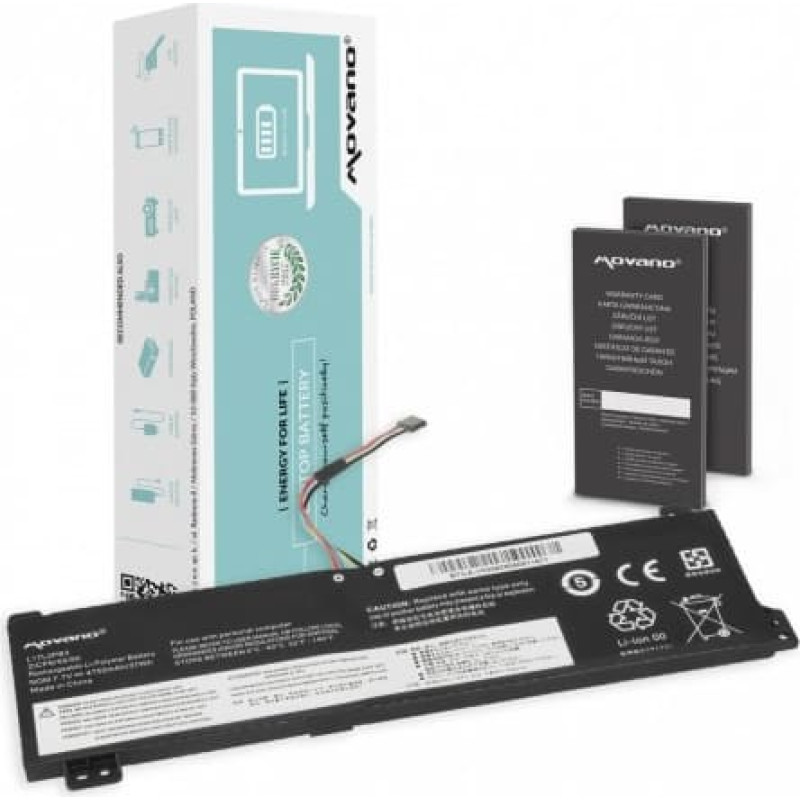 Movano Battery L17L2PB3 for Lenovo V130-15IGM V330-15IKB V530-14IKB V530-15IKB - 4750 mAh (37 Wh)