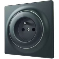 Fibaro Gniazdko Walli Outlet N typ E antracyt FGWSONE-011-8