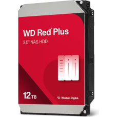 Western Digital HDD|WESTERN DIGITAL|Red Plus| 12 TB|Serial ATA III|Buffer 512 MB|7200 RPM|3.5 