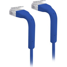 Ubiquiti U-Cable-Patch-1M-RJ45-BL Ultra-thin patch cable with bendable boots designed for installation flexibility, 3 mm outer diameter, 1m, Blue