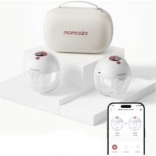 Momcozy M5 Breast pump with app control – Double set Red