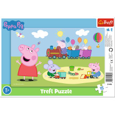 Trefl PEPPA PIG dėlionė, 15 det.