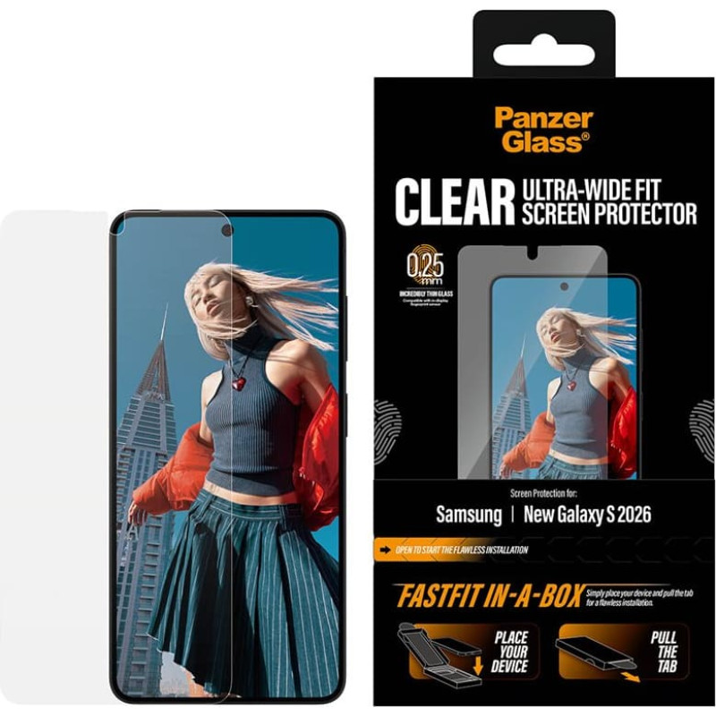 Panzerglass -  Screen Protector Galaxy S26 Pro UWF w. FASTFIT IN-A-BOX