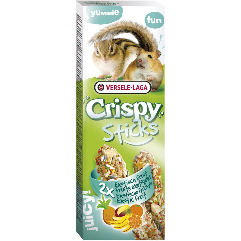 Versele Laga - Sticks Hamsters-Squirrels Exotic Fruit 110Gr - (510.0124)
