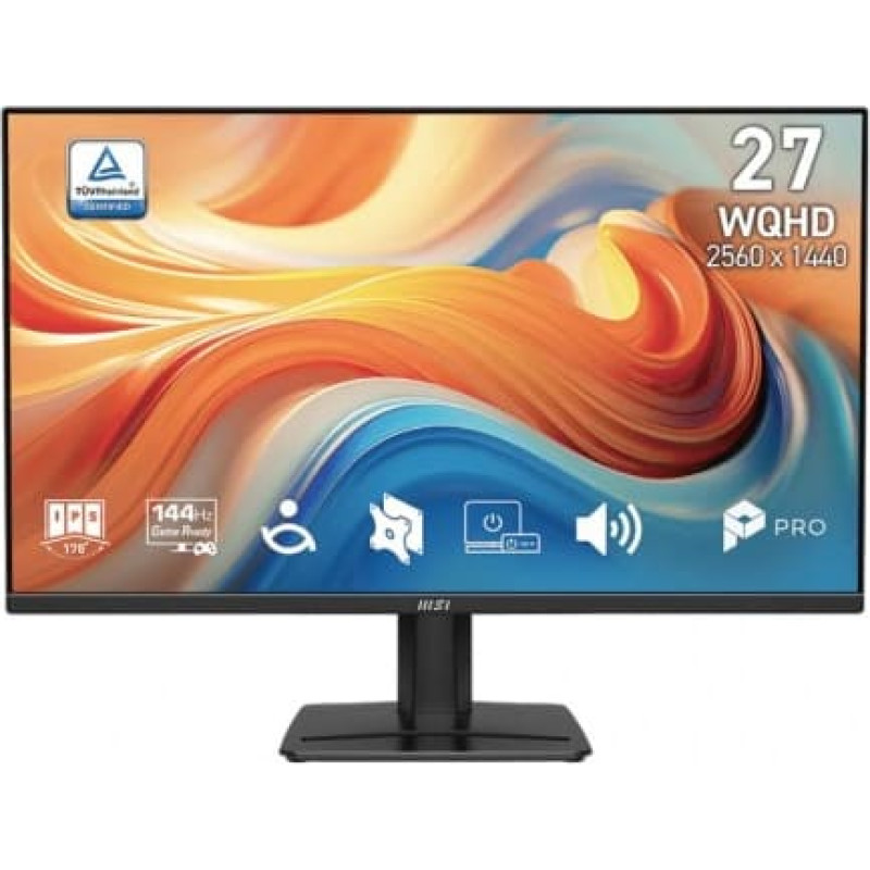 MSI Monitor PRO MP275Q E14 27 inches/LED/WQHD/Flat/144Hz/Black