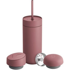 Fellow Carter Move Mug 3-in-1 Travel mug with 3 lids 473 ml Powder Pink