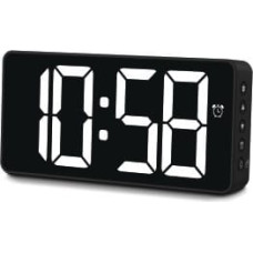 Hama bali digital alarm clock black