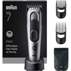 Braun - Hair Clipper Series 7, +5 Styling Tools, HC7590 - Grey