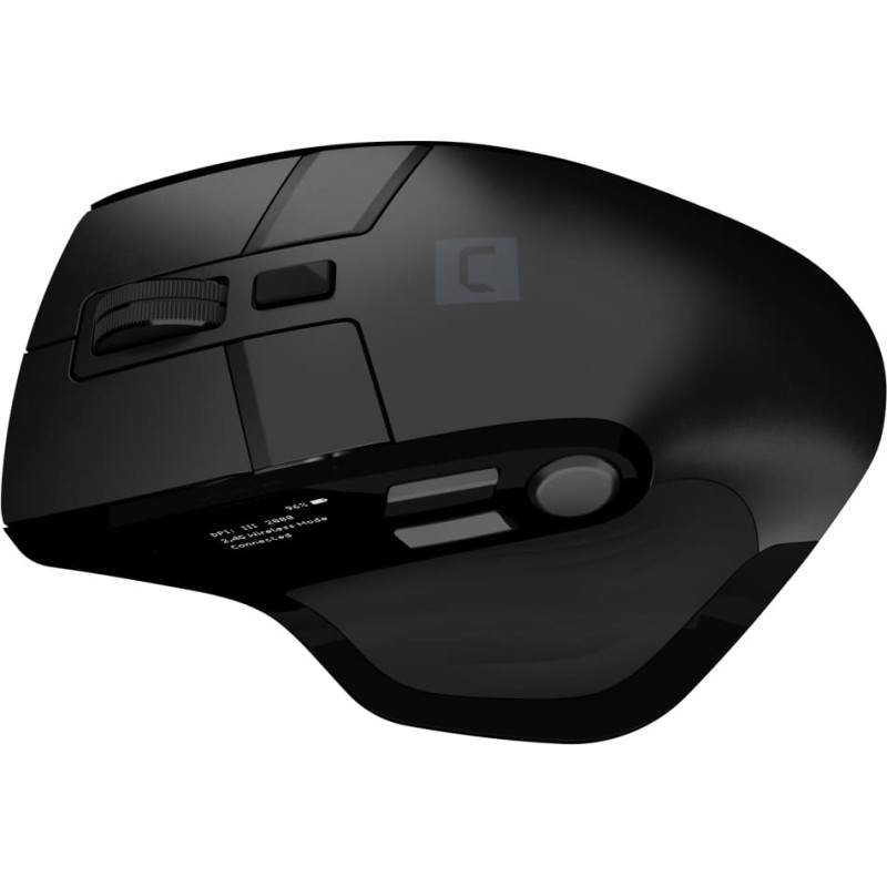 Natec Mouse | Jaguar Pro | Wireless | 2.4 GHz, Bluetooth | Black