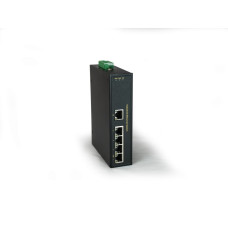 No Name LevelOne 5-Port Fast Ethernet Industrial Switch, -40°C to 75°C