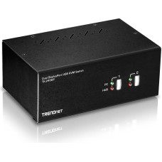 No Name 2-Port DisplayPort KVM Switch w/ USB 2.0 Audio