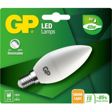 GP - LED Lamp Mini Candle, E14, DIM, 6W (40W), 470lm