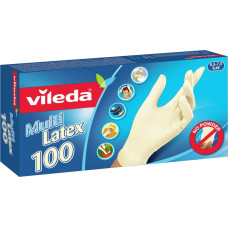 Vileda Multi Latex 100 Disposable gloves Beige 100 pc(s)