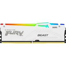 Kingston KF564C32BWEA-16 16GB 6400MT/s DDR5 CL32 DIMM FURY Beast White RGB EXPO | Kingston