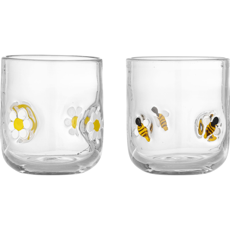 Bloomingville - Buzz Drinking Glass - Set Of 2 - Clear