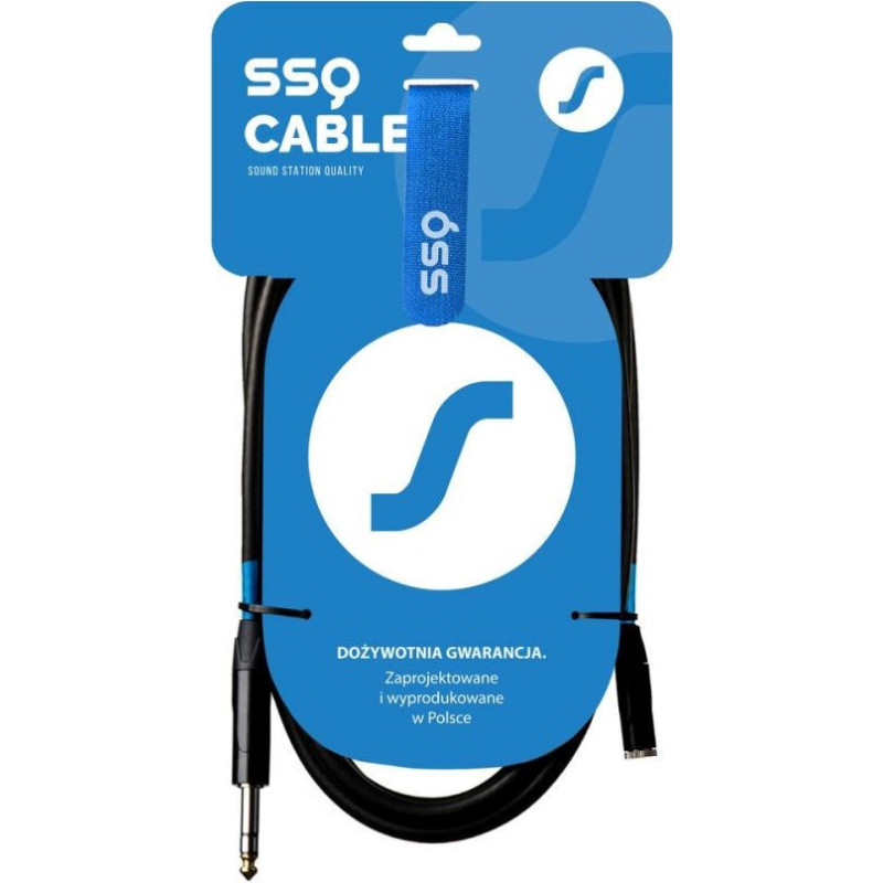 Sound Station Quality (Ssq) SSQ JSG5 - Cable Jack Stereo 3,5 mm - Jack stereo 6,3 mm, 5 m