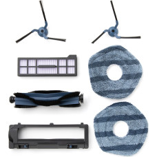 Anker Eufy | Replacement Parts Kit for eufy X10 Pro Omni Robot Vacuum, Roller Brush with Bristles and Rubber, Brush Guard, 2 Side Brushes, Washable Filter, and 2 Mop Cloths