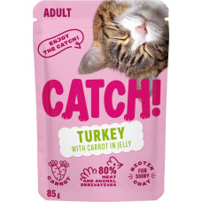 Catch Turkey and carrot in jelly - wet cat food - 85g
